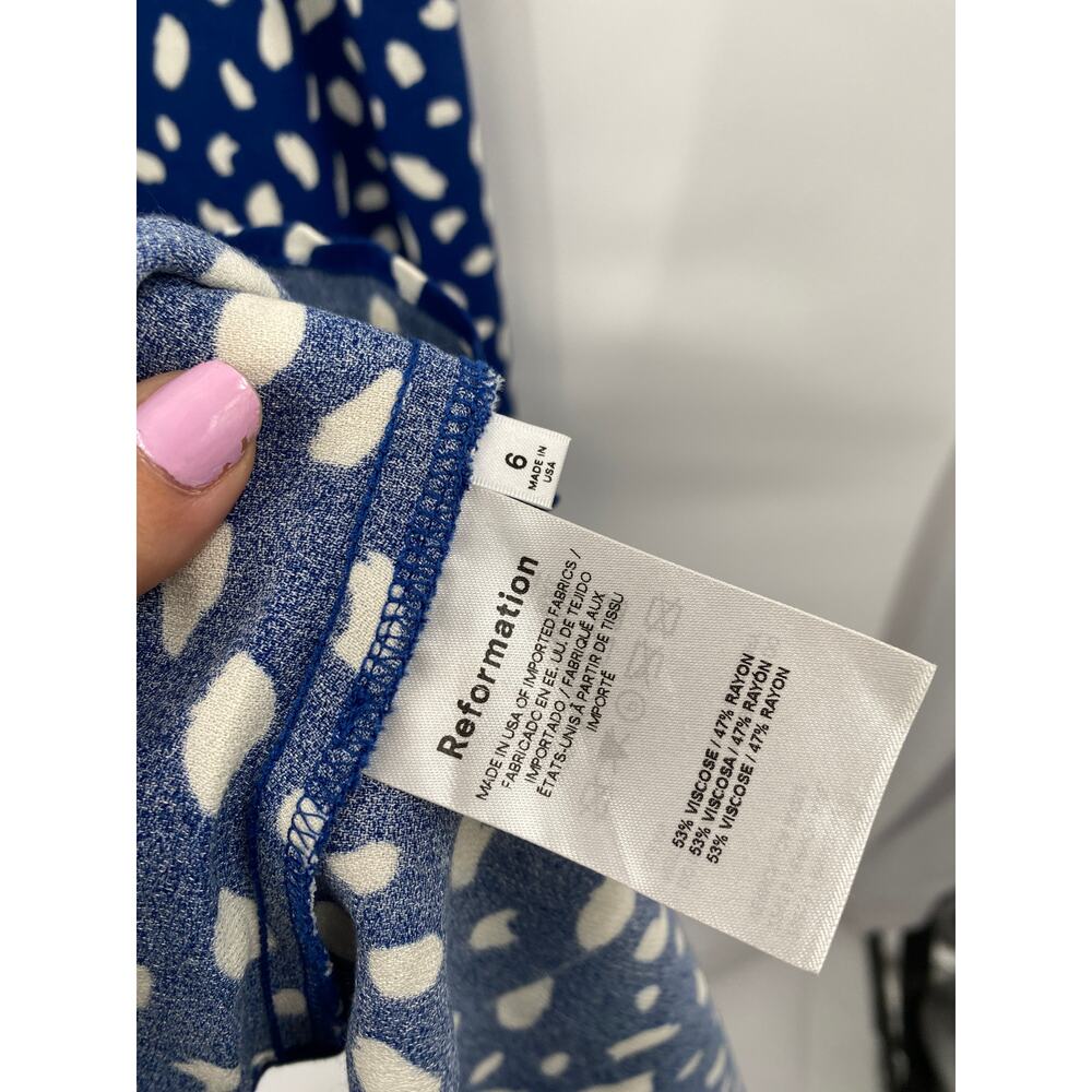 Reformation blue Crimini midi dress - Picture 5 of 5